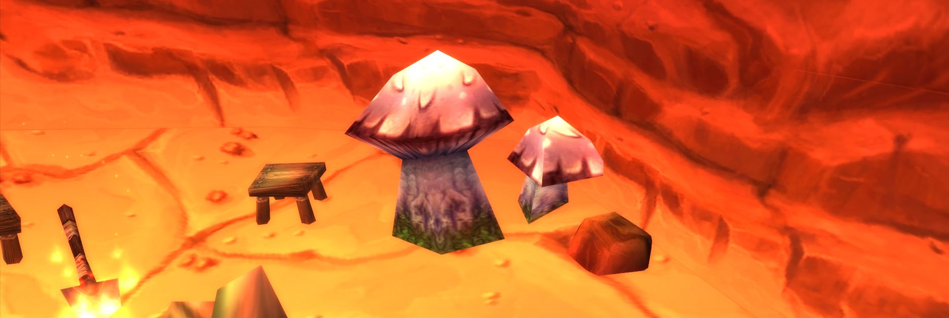 Magenta Fungus Cap